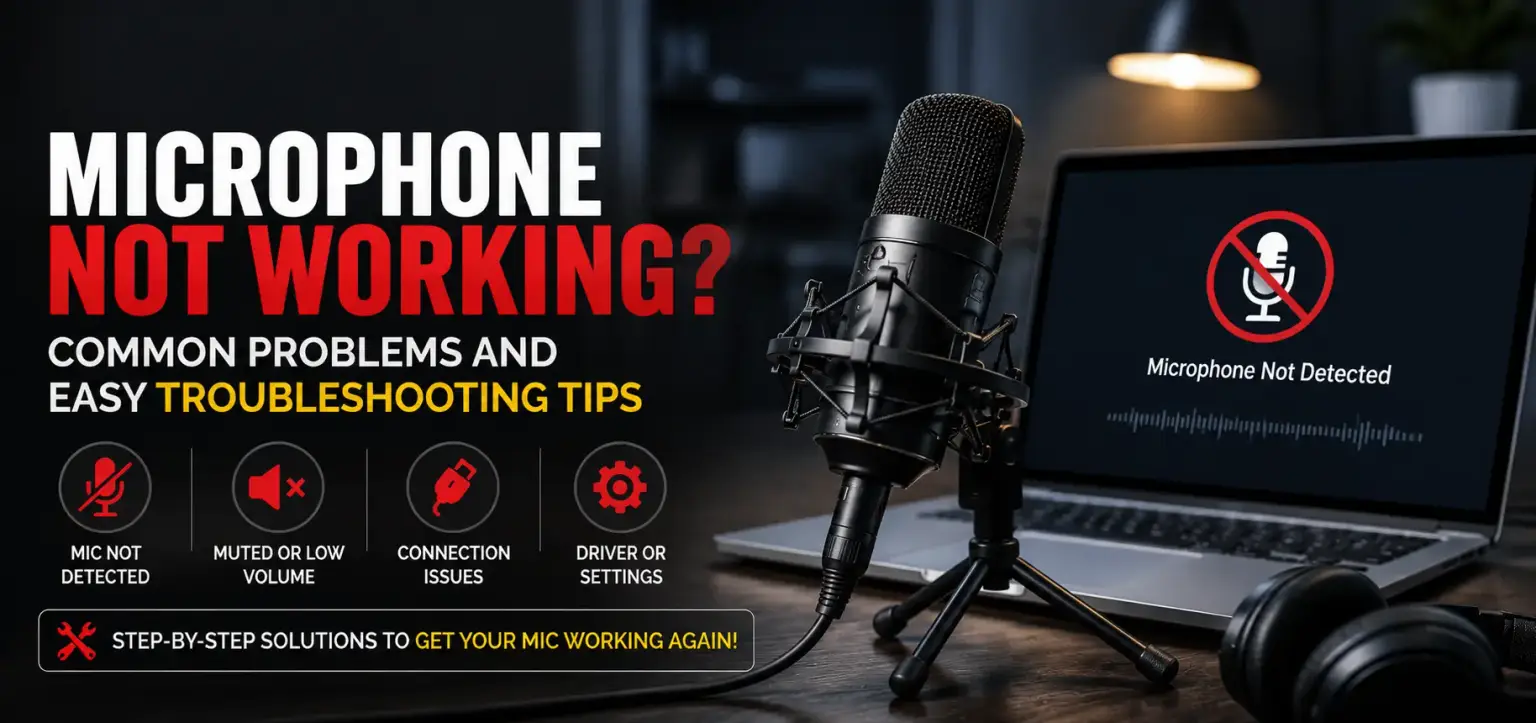 Microphone troubleshooting tips for common audio problems