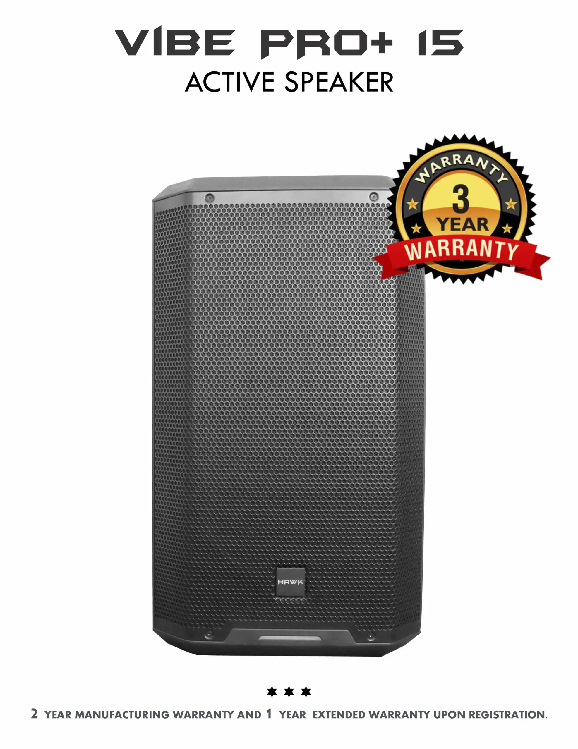 VIBE PRO+ 15 2000 WATT ACTIVE SPEAKER