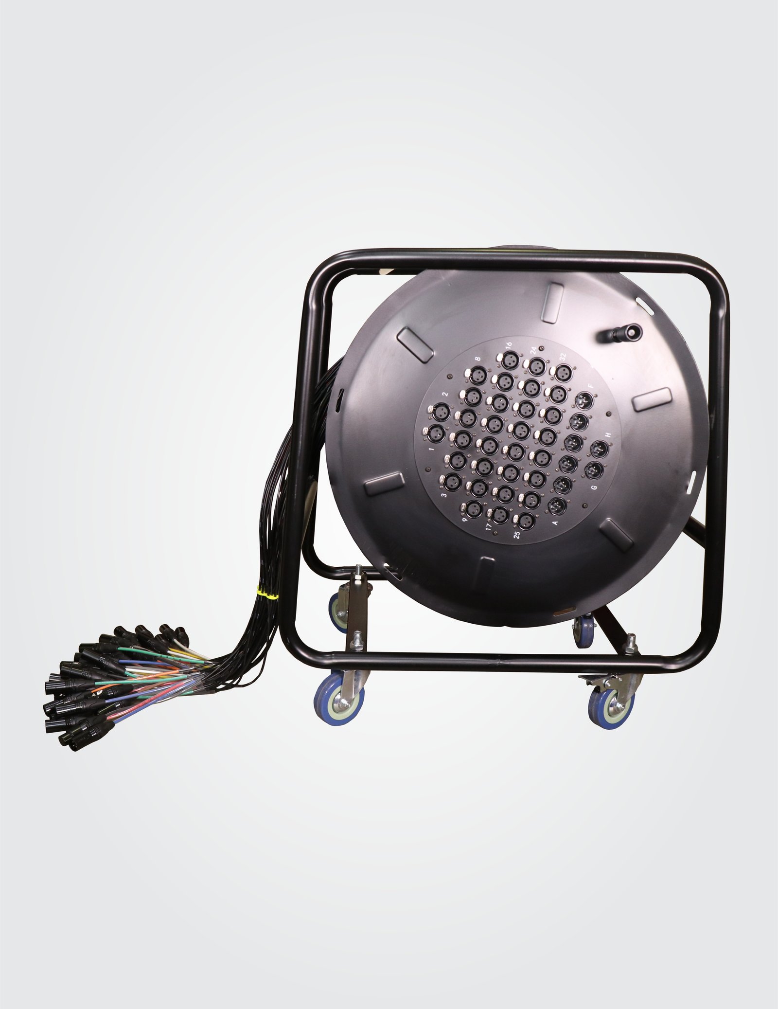 HSD3208LU30 40 Channel Snake Cable With Drum, 32 in and 8 out, 30 Meters, Balanced Cable