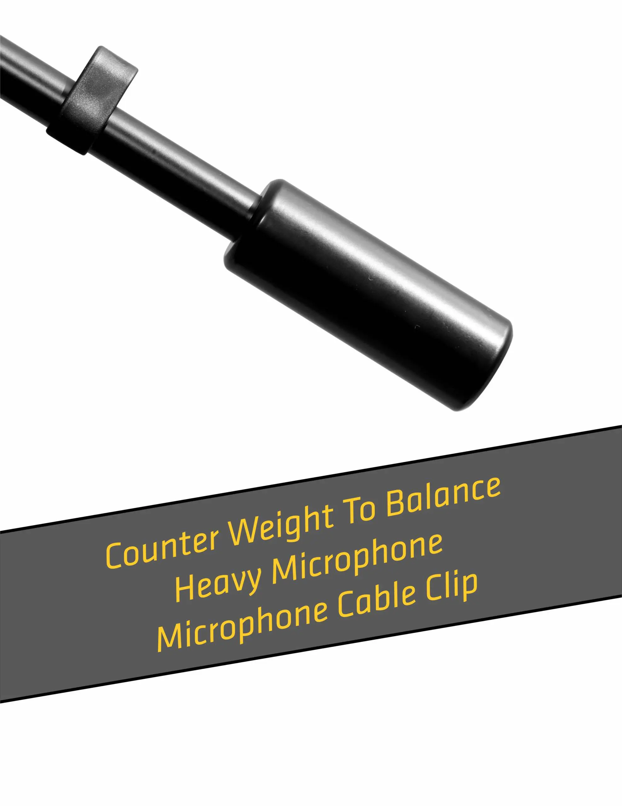 Hawk HMS 30FB heavy-base microphone stand with 800 mm boom arm and adjustable height