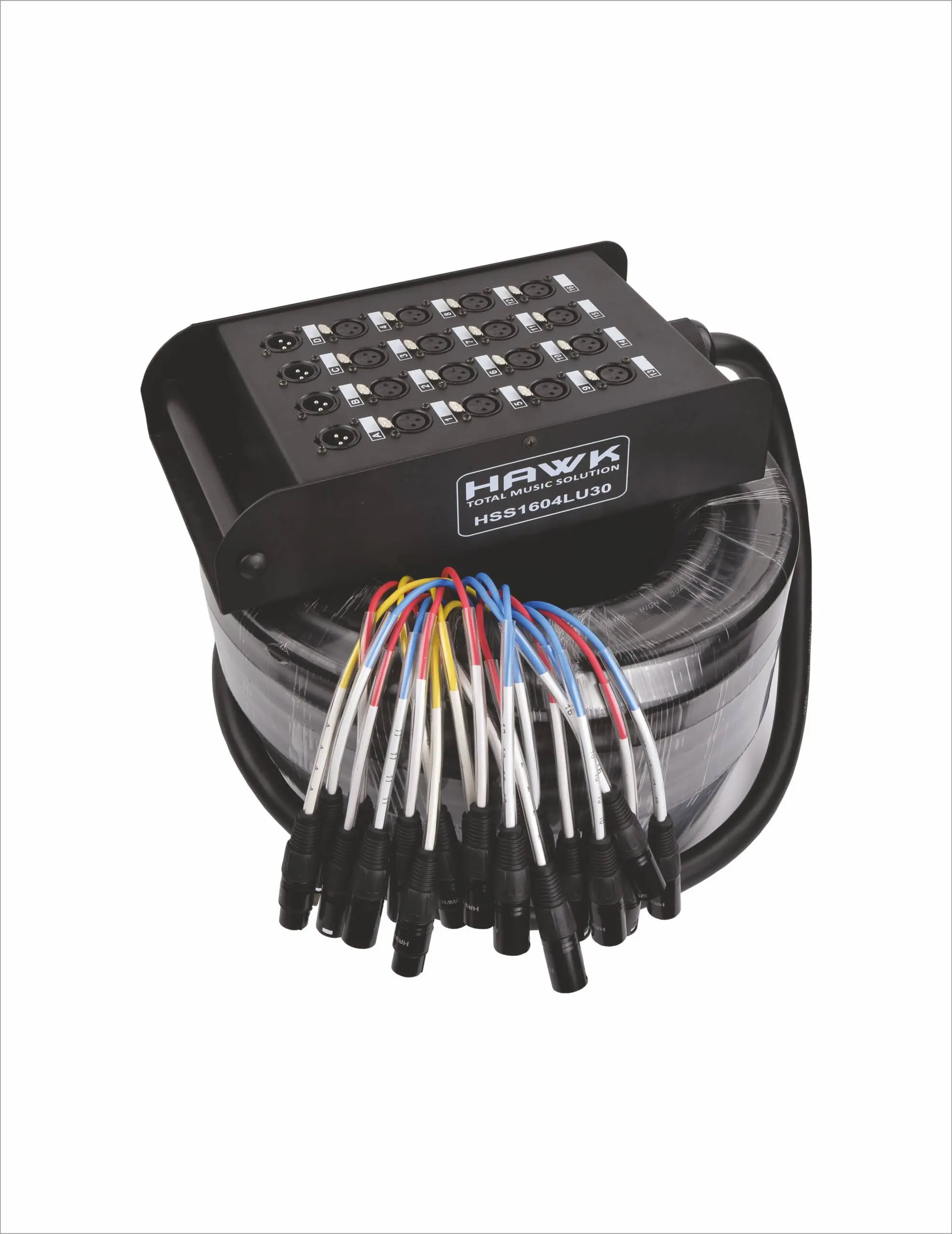Hawk HSS1604LU30 20 channel snake cable with stage box 30 meters