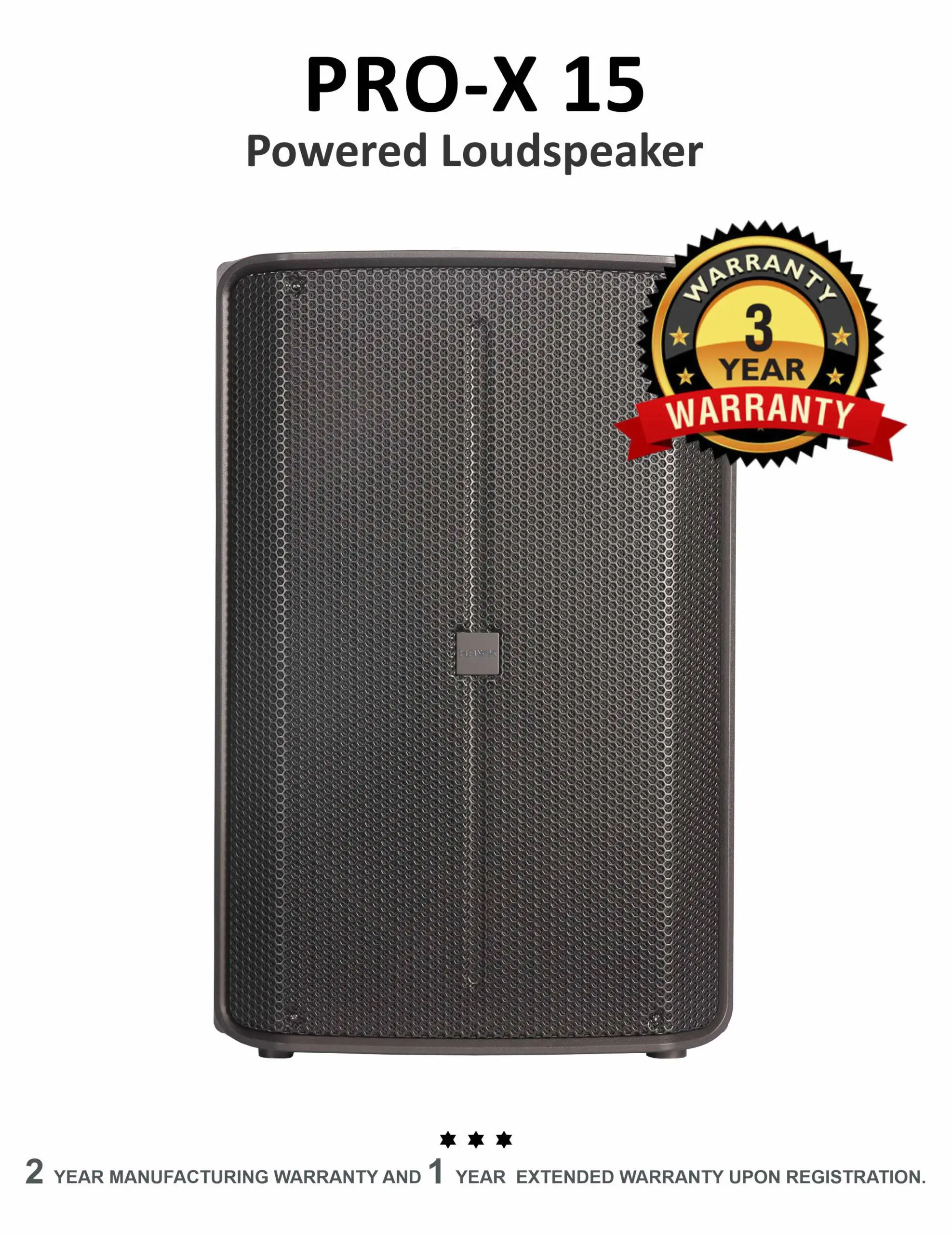 Hawk Pro X-15″ Inch 300 Watts Powered Loud Speaker