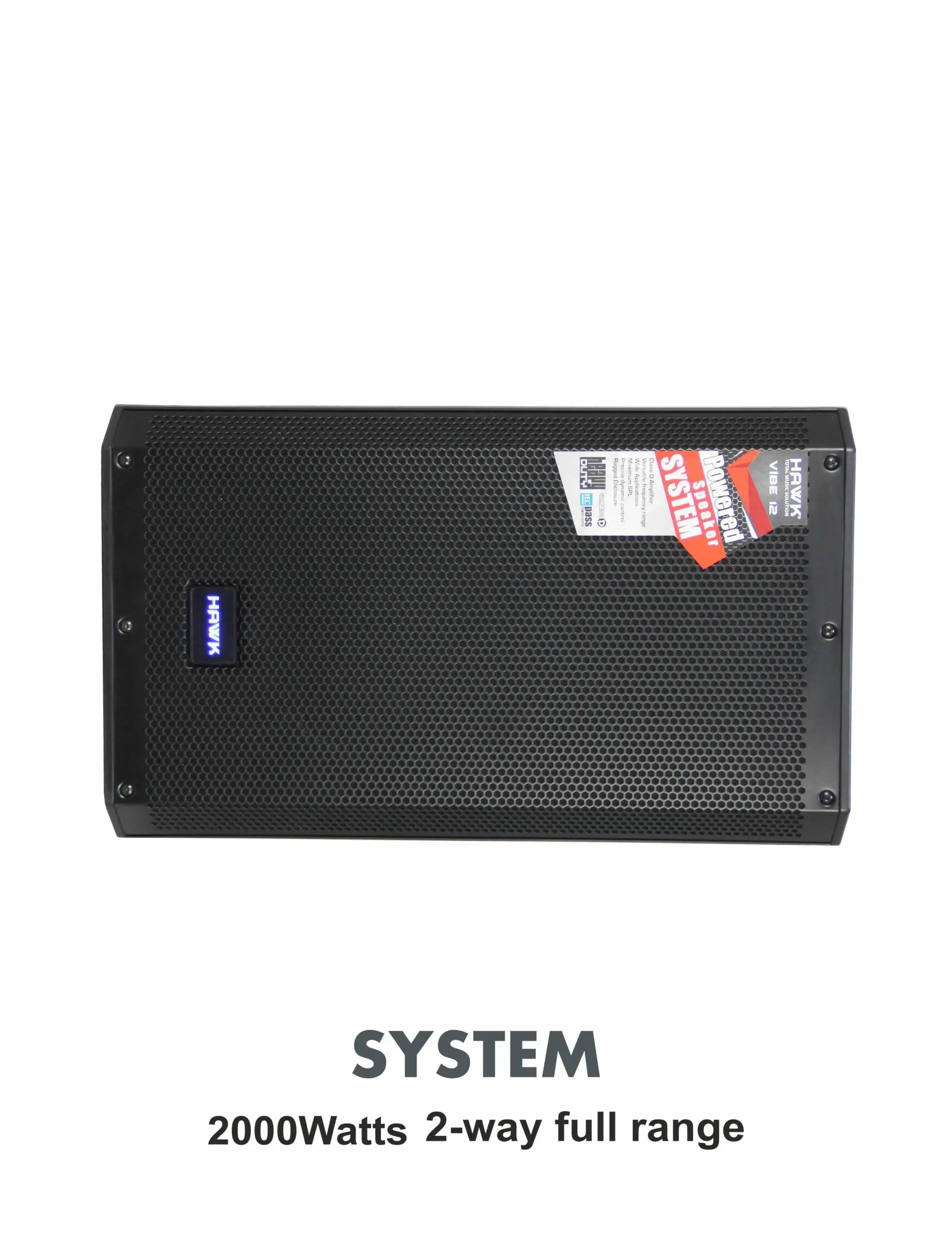 VIBE 12 2000 Watts 12″ inches Active Speaker with Bluetooth and DSP